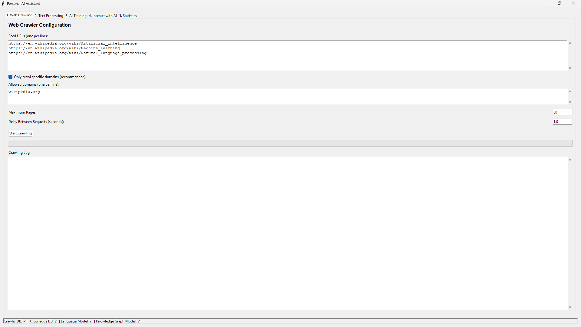 Web Learning System UI Screenshot