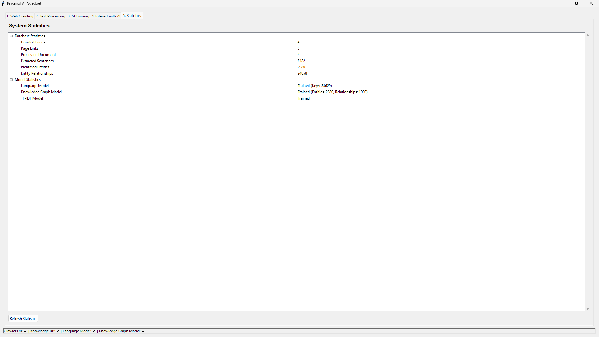 Web Learning System Screenshot